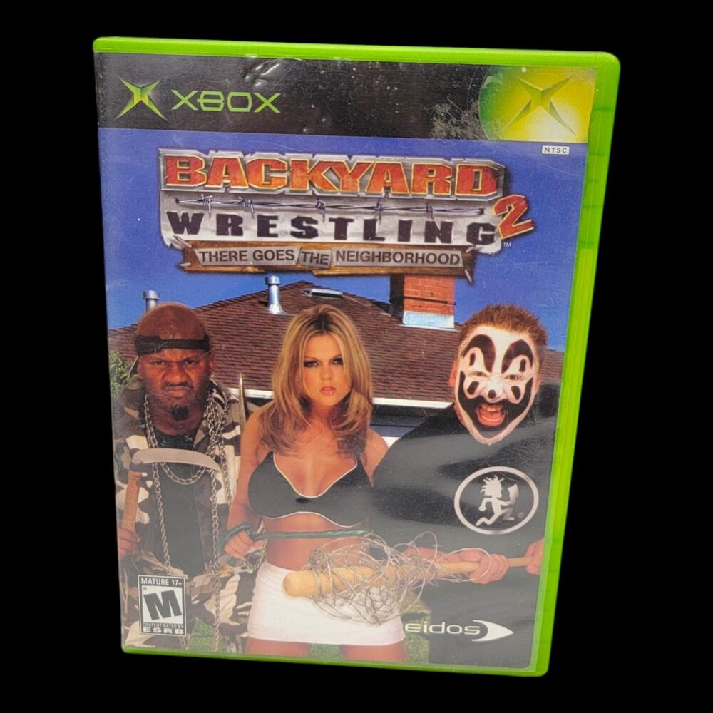 Backyard Wrestling 2 There Goes the Neighborhood Xbox 2004 CIB ICP New Jack OG